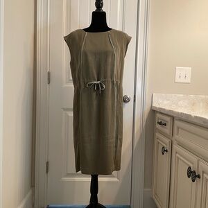 Lafayette 148 New York Olive Green Dress